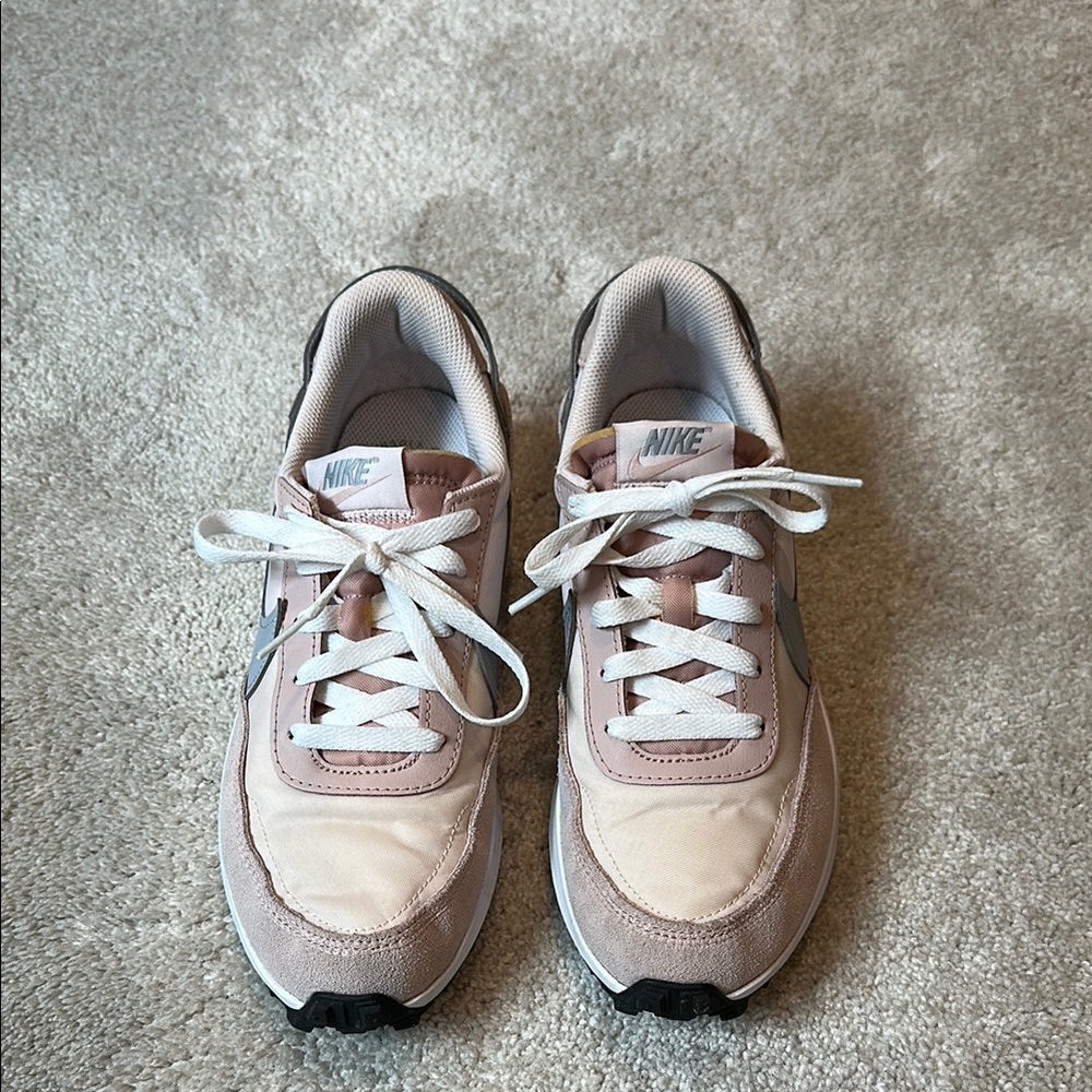 Nike Pink and Gray Retro Sneakers